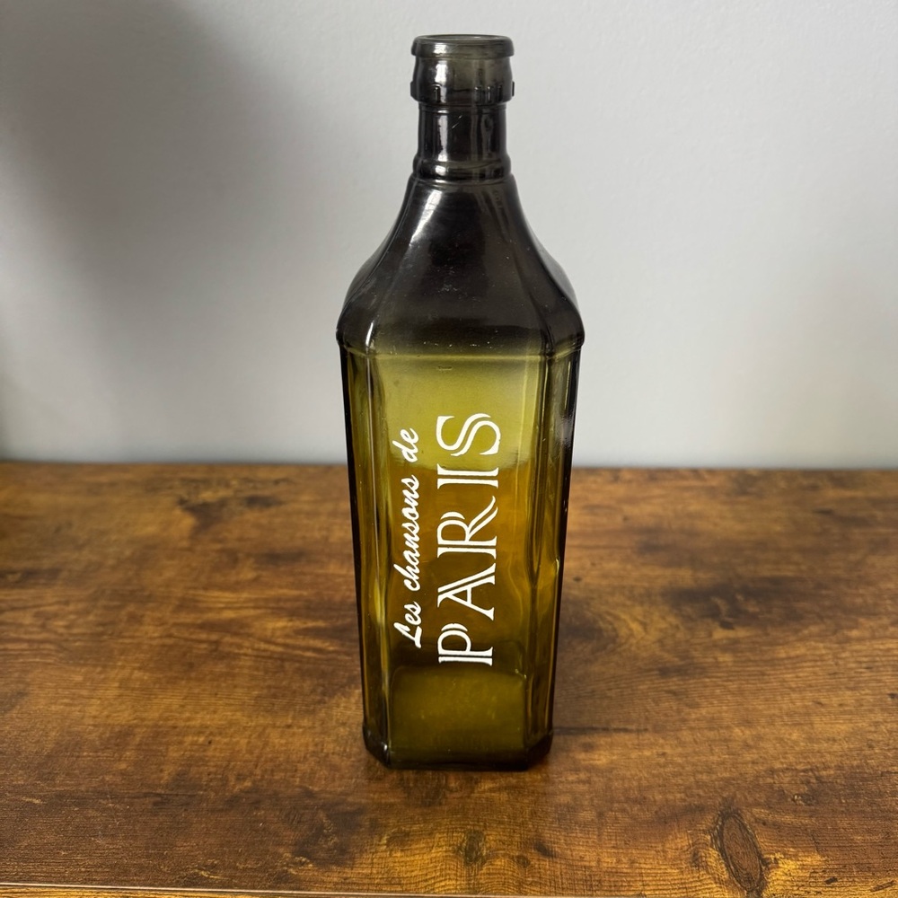 Olive Green Glass Bottle